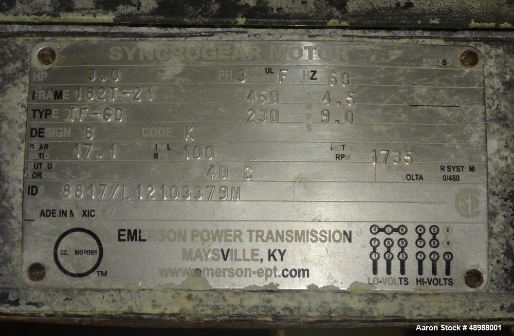 Used Materials Transportation Company (MTC) Mixer, Model MTB-18-005-R.
