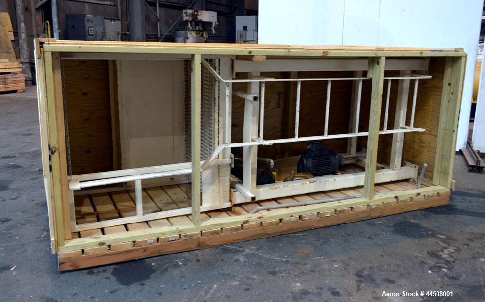 Used Marion Ribbon Blender, Model SRS-3648, 30 Cubic Foot Working Capacity (41 Total), 304 Stainless Steel. Non-jacketed trough 36” wide x 48” long x approximately 45” deep. 3” Diameter shaft. Inner ...