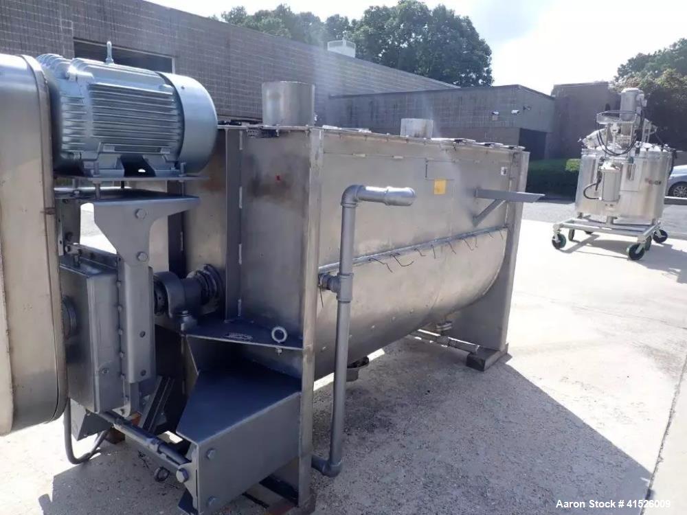 Munson Machinery Jacketed Double Ribbon Blender. Approximately 98 Cubic Foot Cap