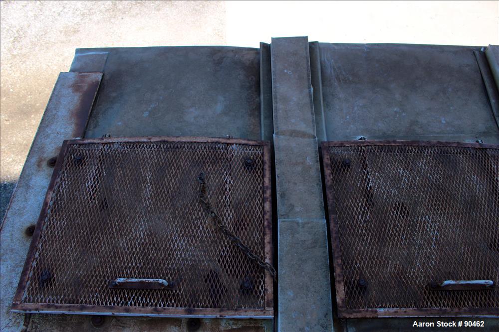 Used: Carbon Steel Double Spiral Ribbon Blender, Approximately 100 Cubic Feet Wo