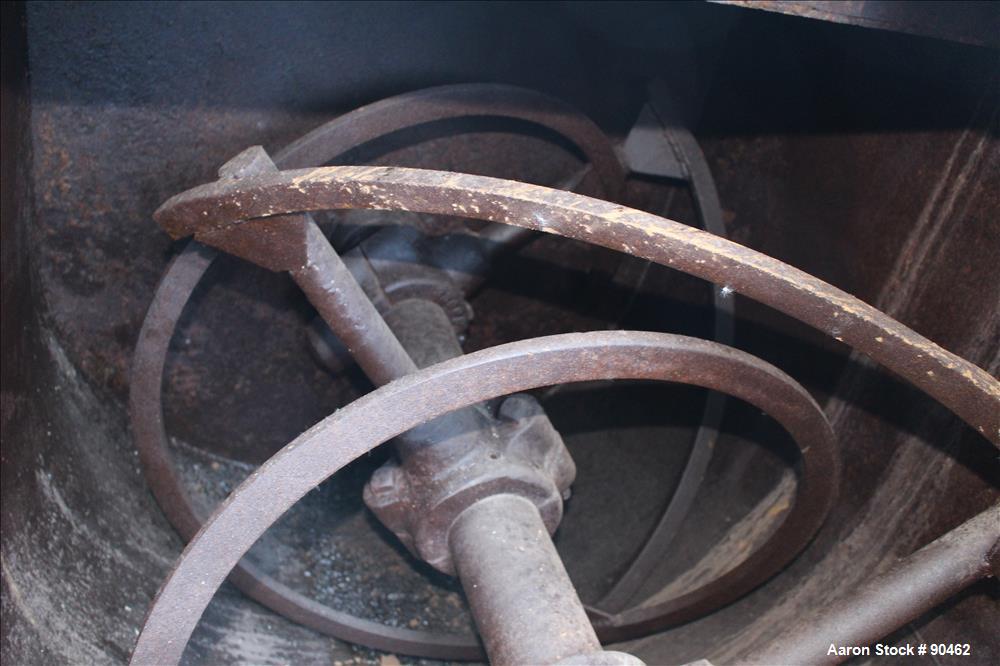 Used: Carbon Steel Double Spiral Ribbon Blender, Approximately 100 Cubic Feet Wo