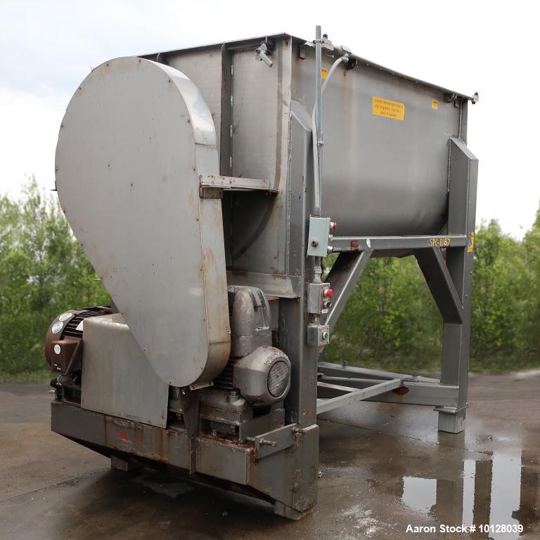 Used- Patterson 55 (Approximate) Cubic Foot Ribbon Blender