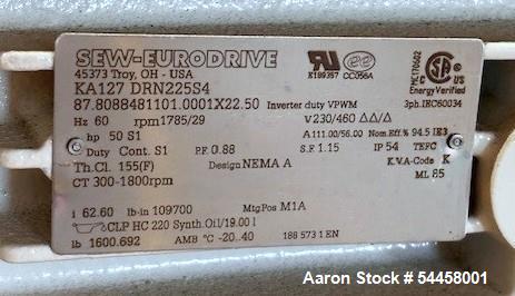 Used Paul O. Abbe RB-165 Ribbon Blender | 165 Cu Ft Stainless Steel Food Grade Mixer