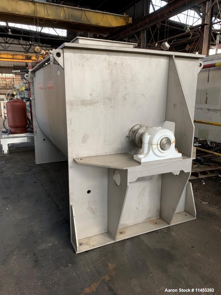 Used- 165 Cubic Foot Paul O. Abbe Ribbon Blender