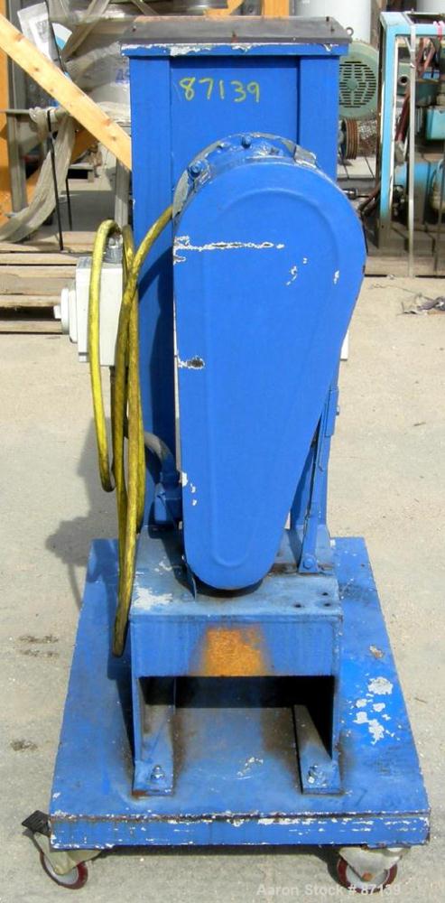 USED: Paul O Abbe double spiral ribbon blender, 1.18 cubic feet working capacity, 304 stainless steel. Non-jacketed trough 12" wide x 16" long x approximately 15" deep. 1-1/2" diameter shaft, inner r...