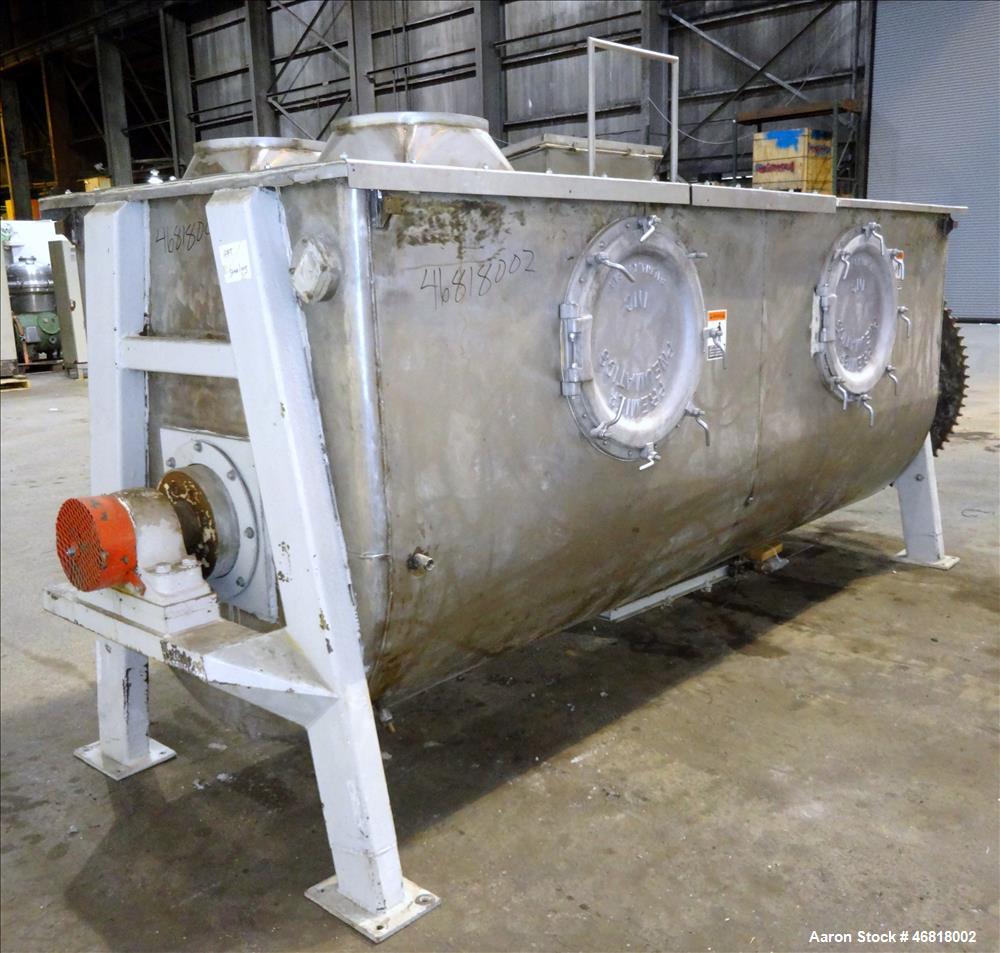 Used The Pillsburg Company Double Spiral Ribbon Blender, Cubic Feet, 304 Stainl