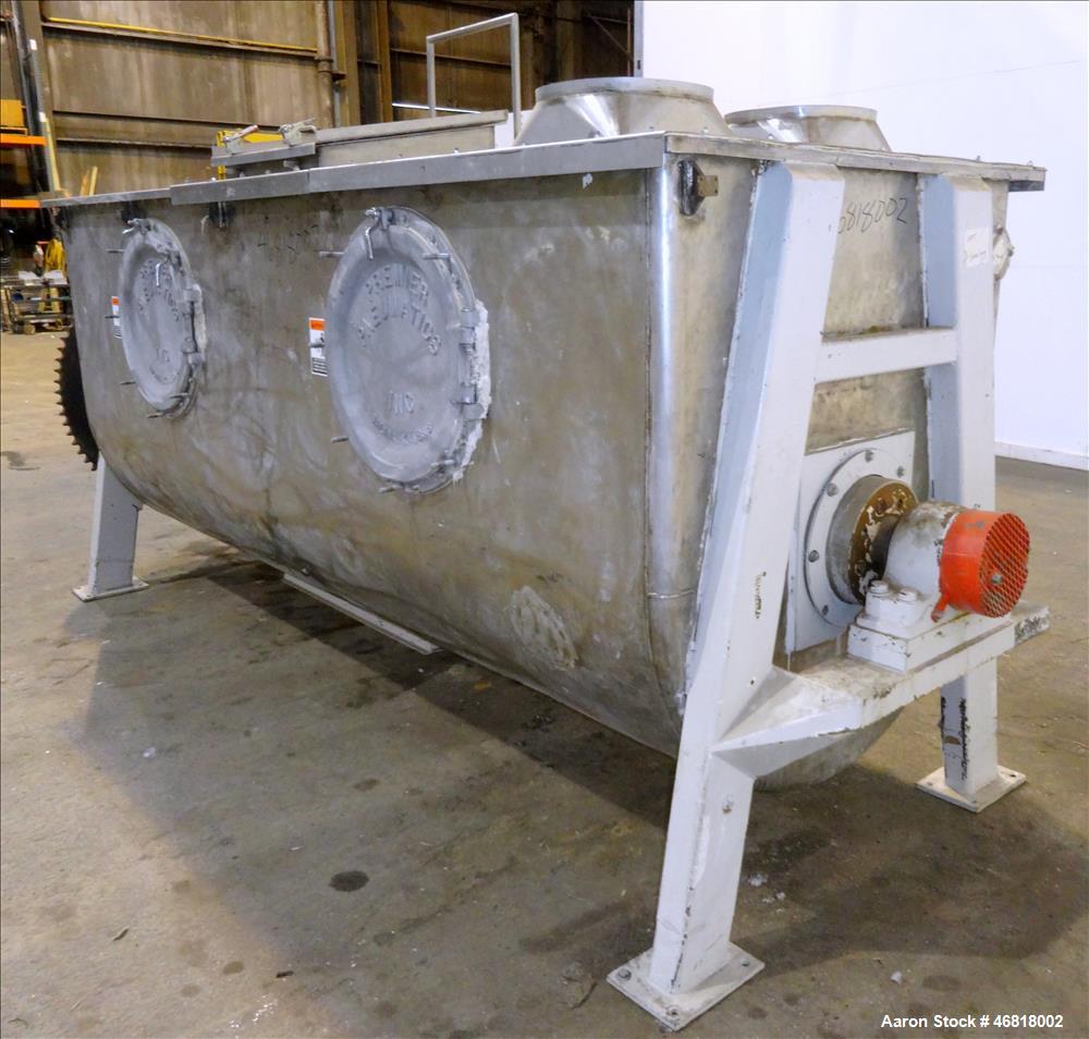 Used The Pillsburg Company Double Spiral Ribbon Blender, Cubic Feet, 304 Stainl