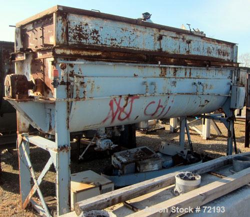 Used Carbon Steel Readco Double Spiral Ribbon Blender, 144 Cubic Feet Working C