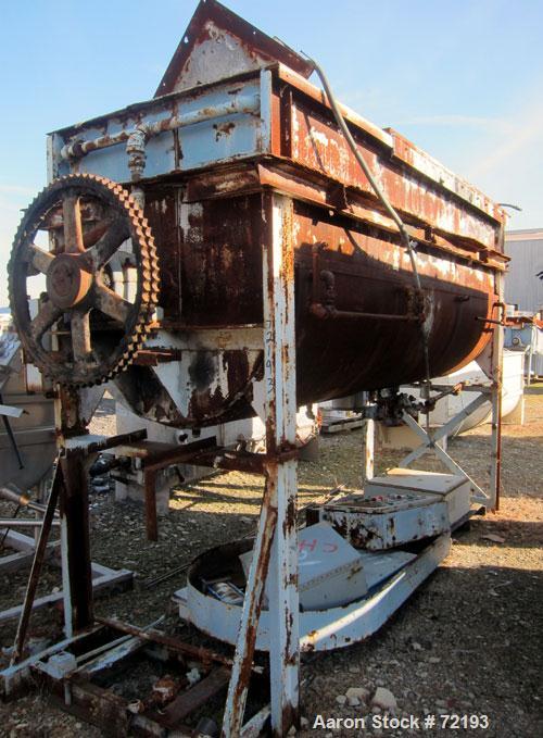 Used Carbon Steel Readco Double Spiral Ribbon Blender, 144 Cubic Feet Working C