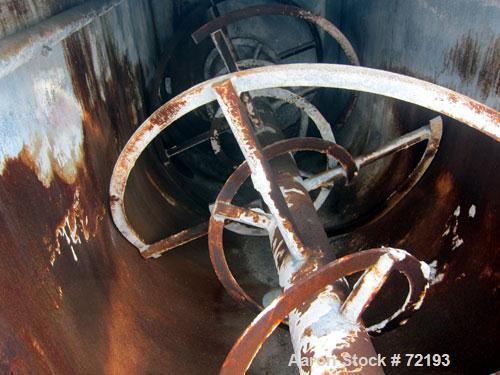 Used Carbon Steel Readco Double Spiral Ribbon Blender, 144 Cubic Feet Working C
