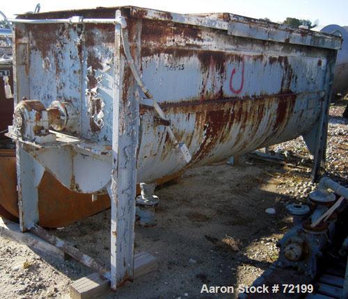 Used Carbon Steel Readco Double Spiral Ribbon Blender, 96 Cubic Feet Working Ca