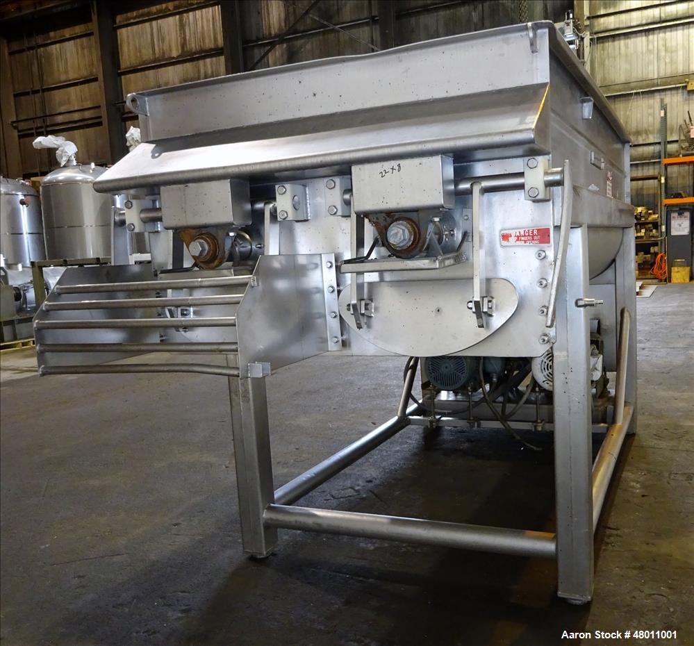 Used Rietz Twin Shaft Ribbon Mixer, Model RS.28.K5410