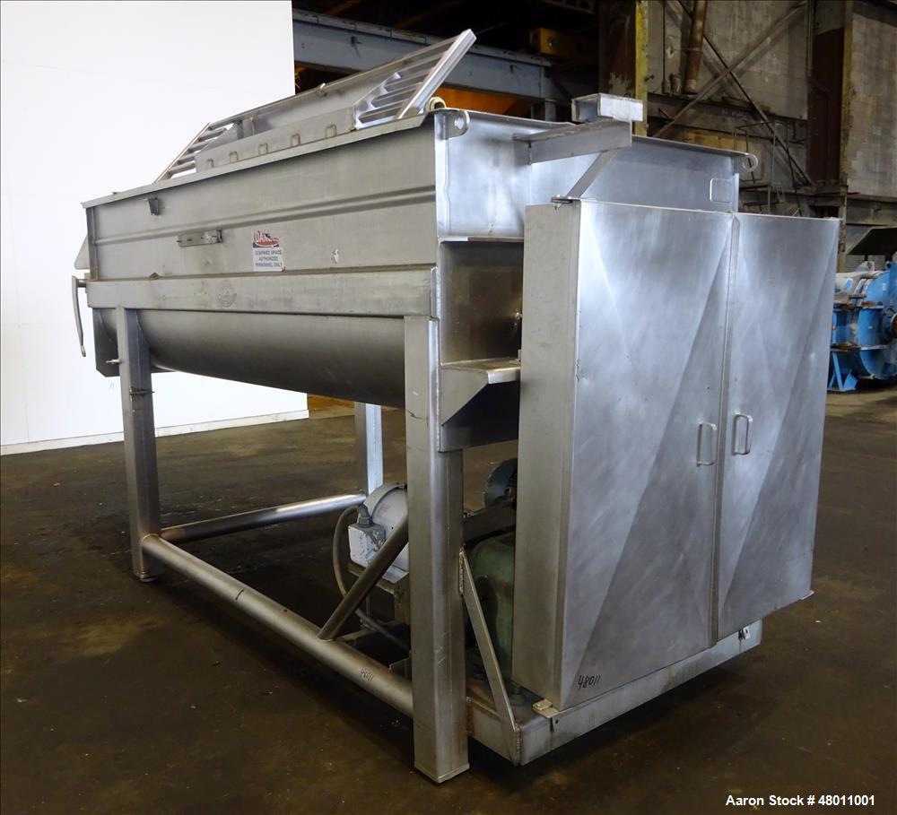 Used Rietz Twin Shaft Ribbon Mixer, Model RS.28.K5410