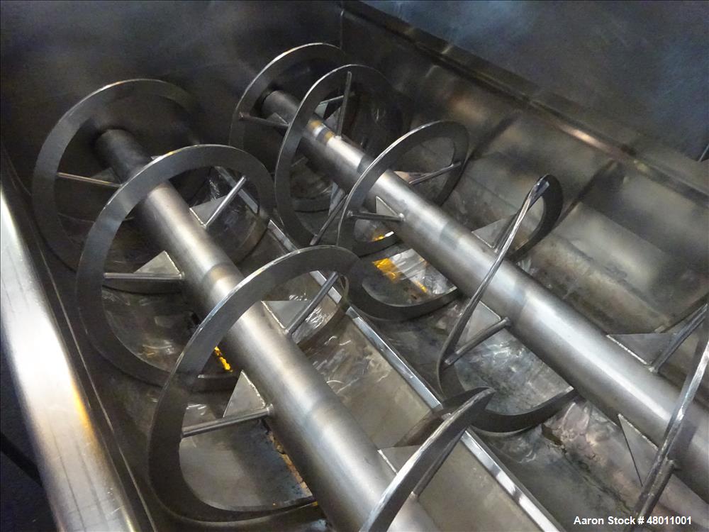 Used Rietz Twin Shaft Ribbon Mixer, Model RS.28.K5410