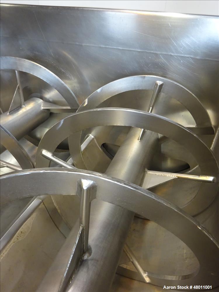 Used Rietz Twin Shaft Ribbon Mixer, Model RS.28.K5410