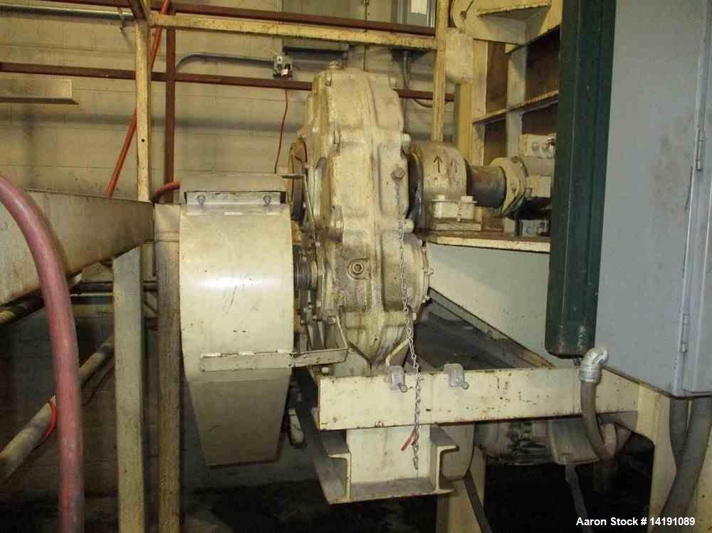 Used- 80 Cubic Foot Ross Stainless Steel Ribbon Blender