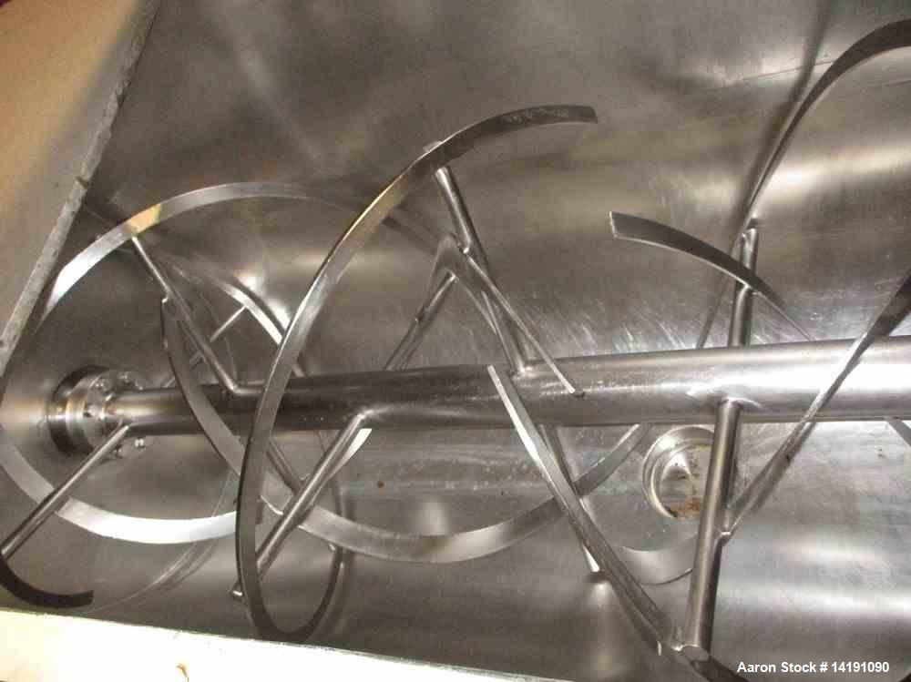 Used 80 Cubic Foot Ross Stainless Steel Ribbon Blender
