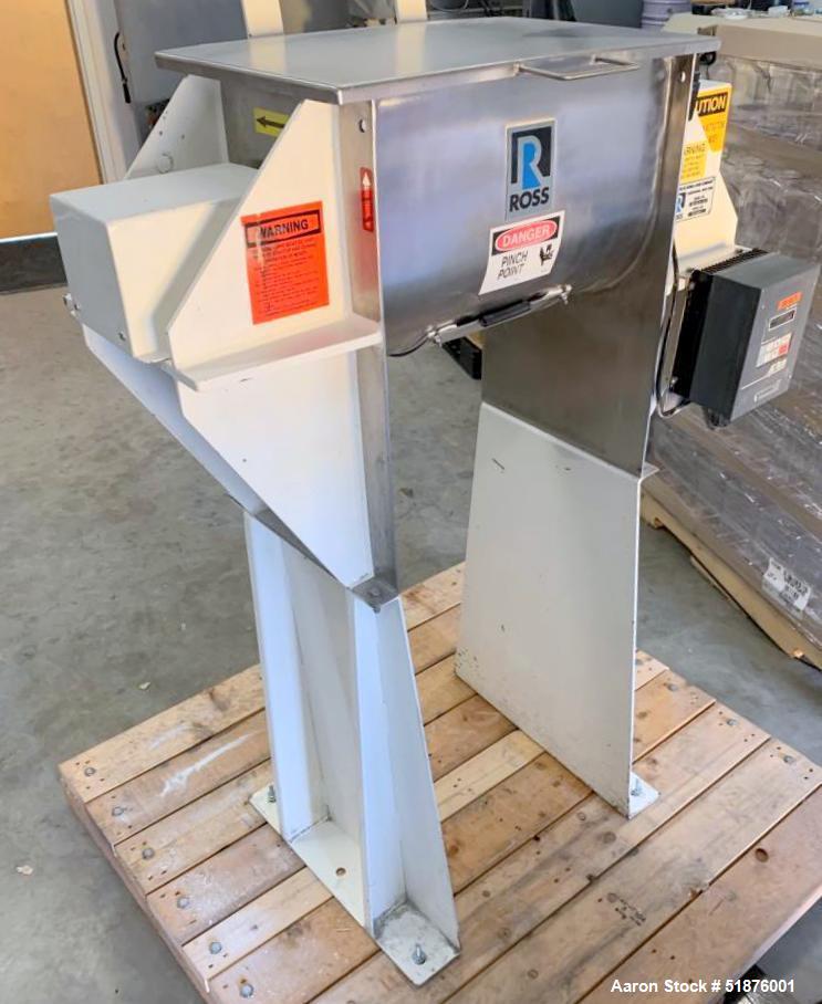 Used-Ross 42N-1S 1 Cu. Ft. 304 Stainless Steel Ribbon Blender