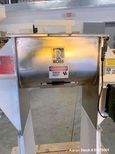 Used-Ross 42N-1S 1 Cu. Ft. 304 Stainless Steel Ribbon Blender