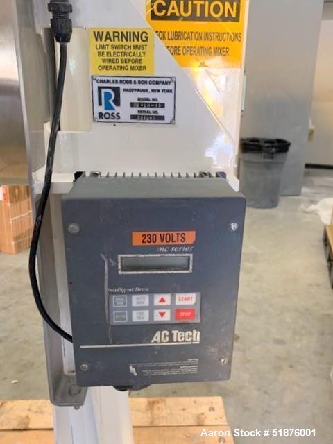 Used-Ross 42N-1S 1 Cu. Ft. 304 Stainless Steel Ribbon Blender