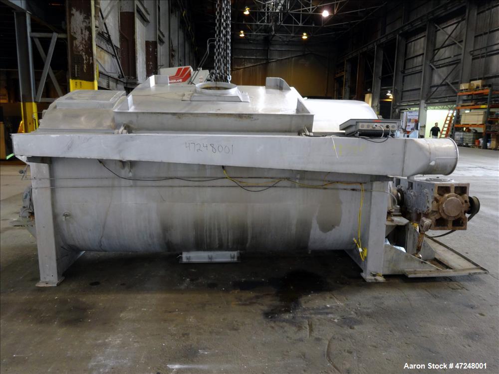Used Ross Ribbon Blender, Approximate 100 Cubic Feet, 304 Stainless Steel.