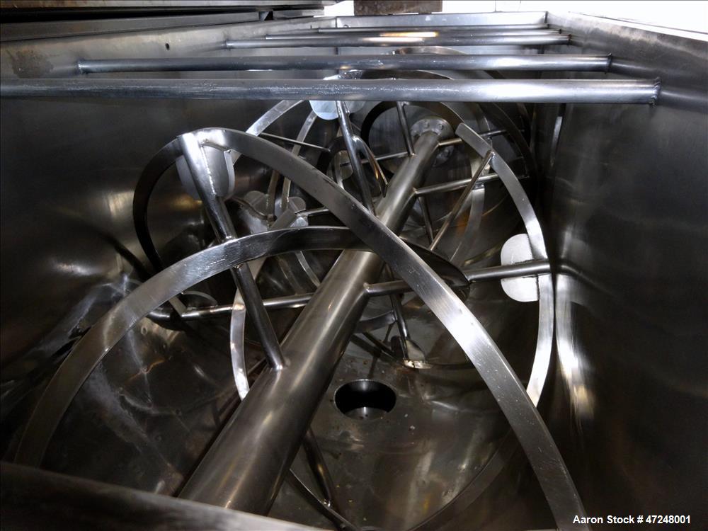 Used Ross Ribbon Blender, Approximate 100 Cubic Feet, 304 Stainless Steel.