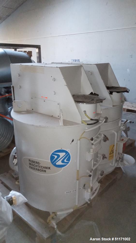 Used- Gebr. Ruberg Mischtechnik KG Vertical Twin Spiral Batch Mixer