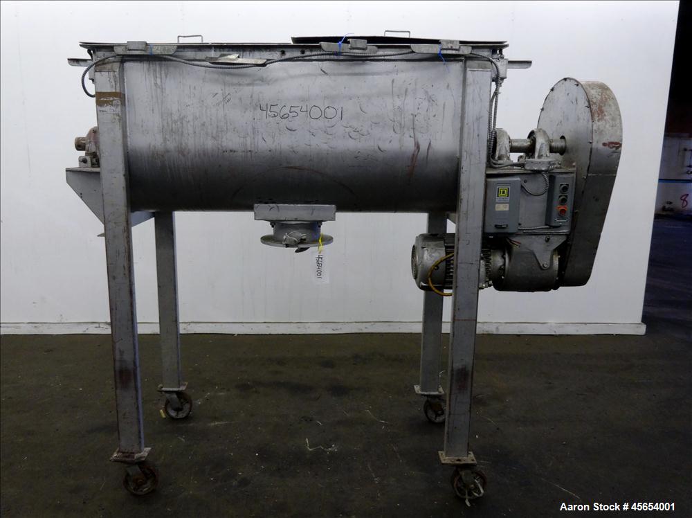 Used S. Howes Double Spiral Ribbon Blender, 17.8 Cubic Feet Working Capacity