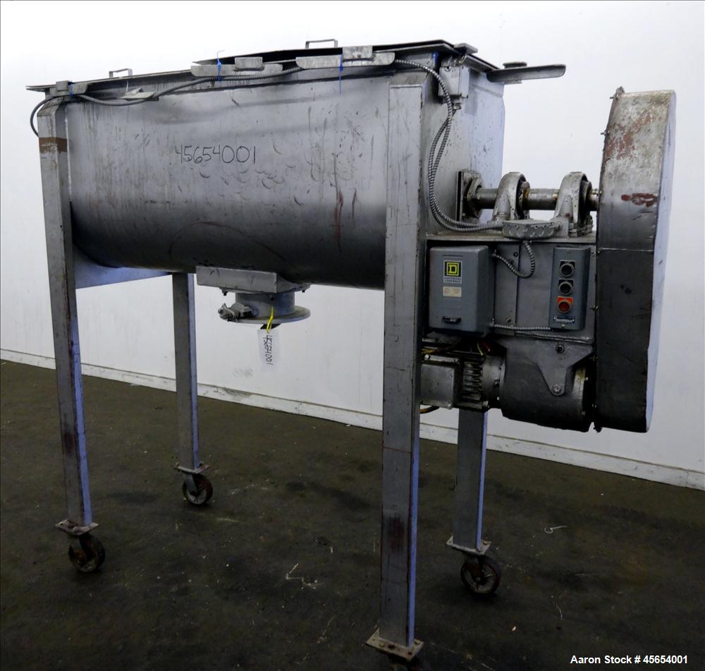 Used S. Howes Double Spiral Ribbon Blender, 17.8 Cubic Feet Working Capacity