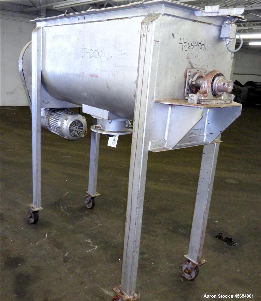 Used S. Howes Double Spiral Ribbon Blender, 17.8 Cubic Feet Working Capacity