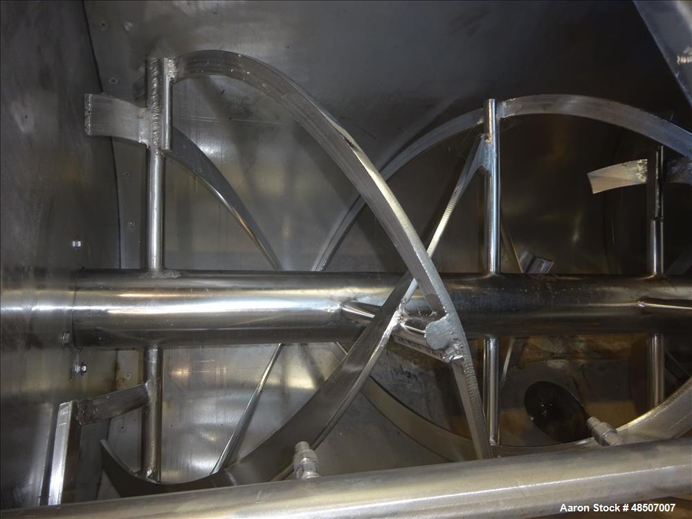 Used S. Howes Ribbon Blender, Approximate 63.6 Cubic Feet Working Capacity