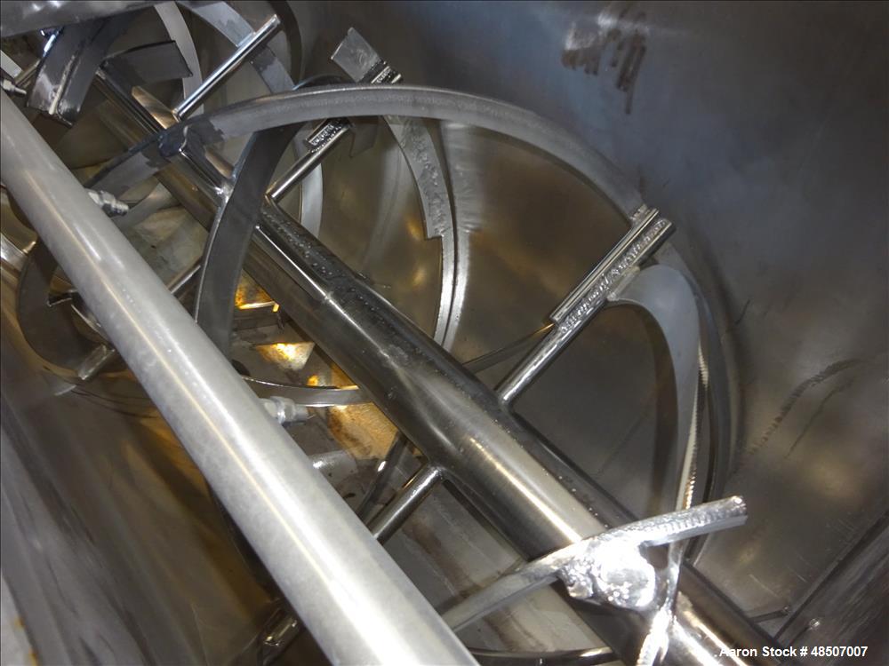 Used S. Howes Ribbon Blender, Approximate 63.6 Cubic Feet Working Capacity