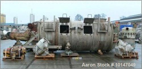 Used Stainless Steel Schichau-Griep Mischtechnik Bremen ribbon blender, type DS - 160