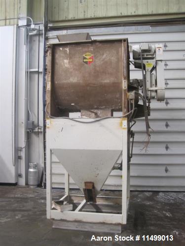 Used- Scott Ribbon Blender, Model 404SS.  35 cubic feet, stainless steel. 10 HP Reliance XE AC motor, 230/460, Falk Quad dri...