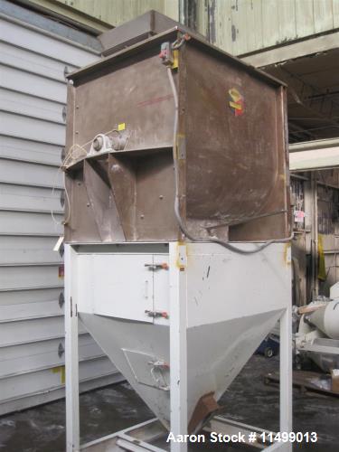 Used- Scott Ribbon Blender, Model 404SS.  35 cubic feet, stainless steel. 10 HP Reliance XE AC motor, 230/460, Falk Quad dri...