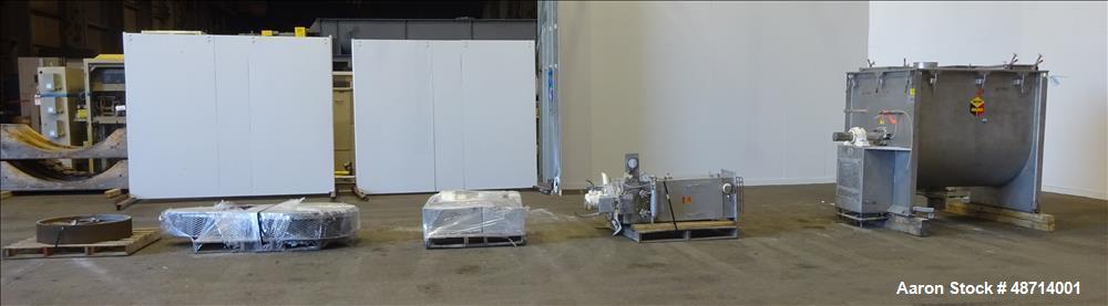 Used Scott Double Spiral Ribbon Blender, Model GHRM4485SS, Approximate 70 Cubic