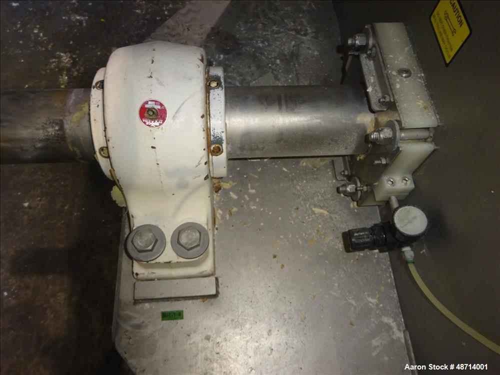 Used Scott Double Spiral Ribbon Blender, Model GHRM4485SS, Approximate 70 Cubic