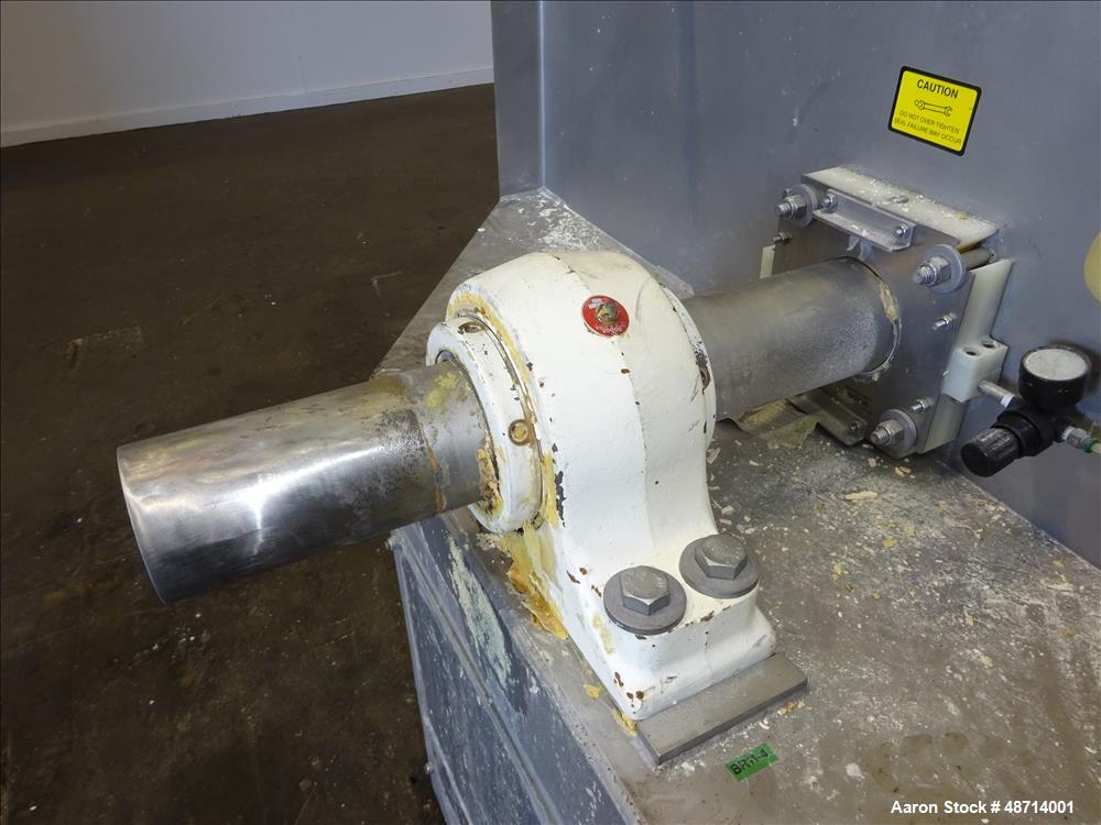 Used Scott Double Spiral Ribbon Blender, Model GHRM4485SS, Approximate 70 Cubic