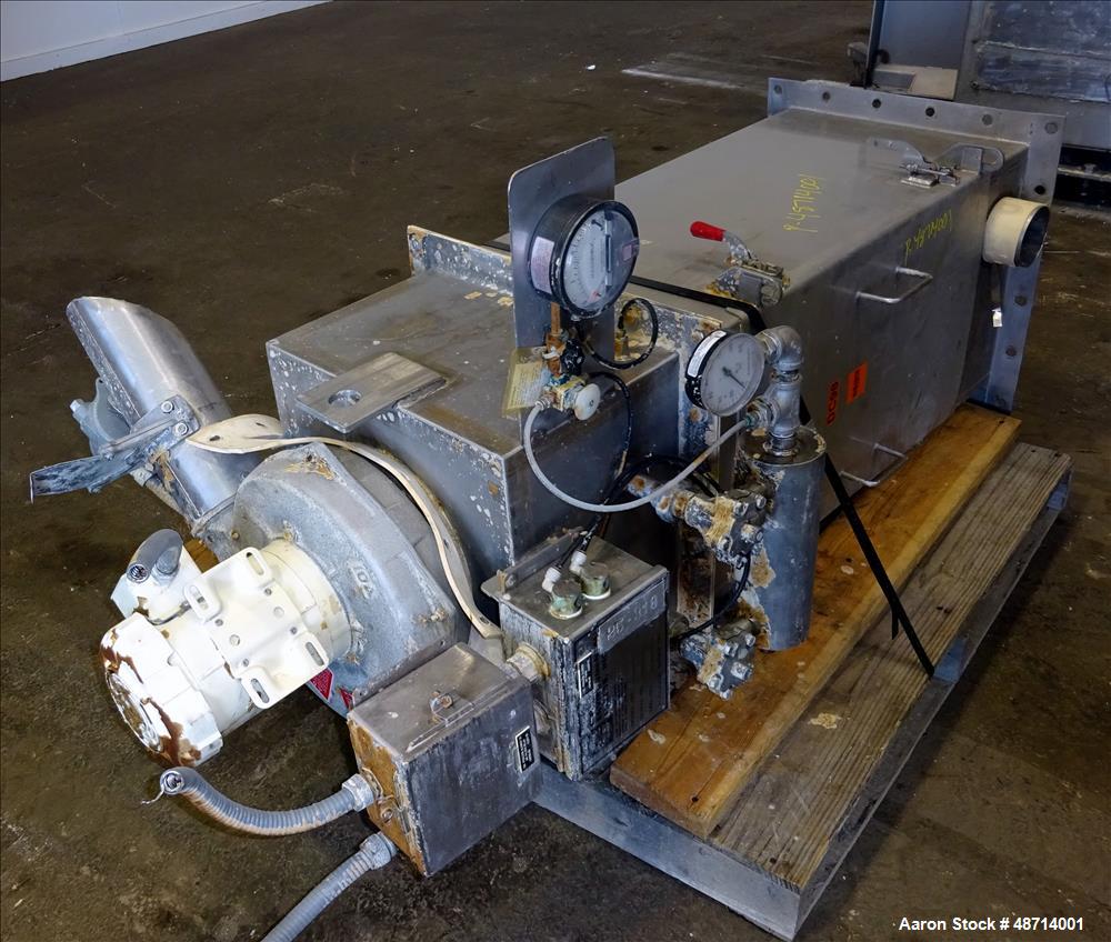 Used Scott Double Spiral Ribbon Blender, Model GHRM4485SS, Approximate 70 Cubic