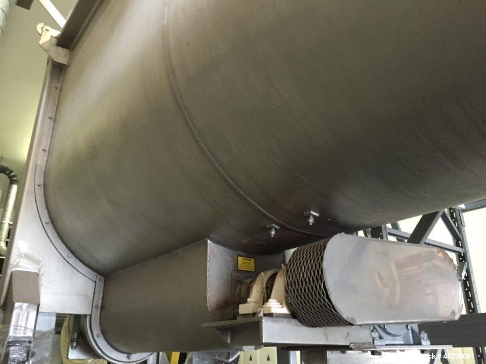 Used Scott Ribbon Blender, 85 Cubic Foot Working Capacity.