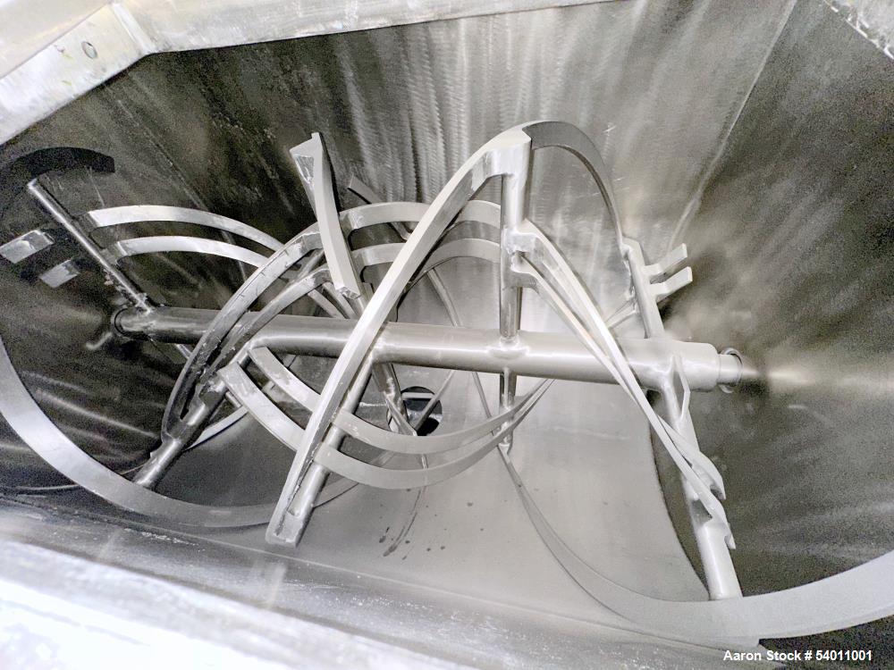 Industrial Double Spiral Ribbon Blender – Used Scott Model SDRM365SS