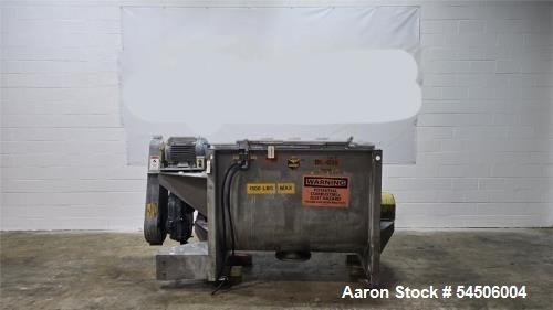 Used Scott Equipment 40 Cu. Ft. Stainless Steel Ribbon Blender – 15 HP Industrial Batch Mixer