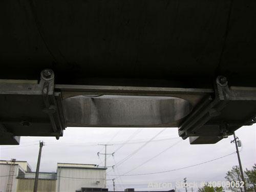Used Sprout Waldron Double Spiral Ribbon Blender, Model 14,000#, 267 Cubic Feet Working Capacity, 304 Stainless Steel. Non- jacketed trough 60" wide x 144" long x approximately 65" deep. 10" diameter...