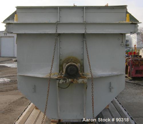 Used Sprout Waldron Double Spiral Ribbon Blender, Model B-340, 340 cubic foot working capacity, 316 stainless steel.  Jacketed trough 132" long x 76" wide x approximately 84" deep.  10" diameter shaf...