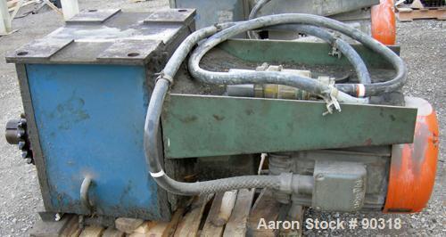 Used Sprout Waldron Double Spiral Ribbon Blender, Model B-340, 340 cubic foot working capacity, 316 stainless steel.  Jacketed trough 132" long x 76" wide x approximately 84" deep.  10" diameter shaf...