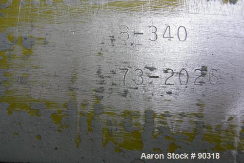 Used Sprout Waldron Double Spiral Ribbon Blender, Model B-340, 340 cubic foot working capacity, 316 stainless steel.  Jacketed trough 132" long x 76" wide x approximately 84" deep.  10" diameter shaf...
