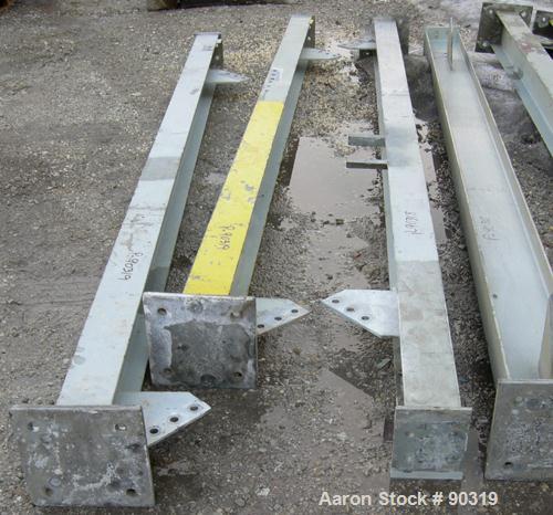 Used Sprout Waldron Double Spiral Ribbon Blender, Model B-340, 340 Cubic Foot Working Capacity, 316 Stainless Steel. Non -jacketed trough 132" long x 76" wide x approximately 84" deep. 10" diameter s...