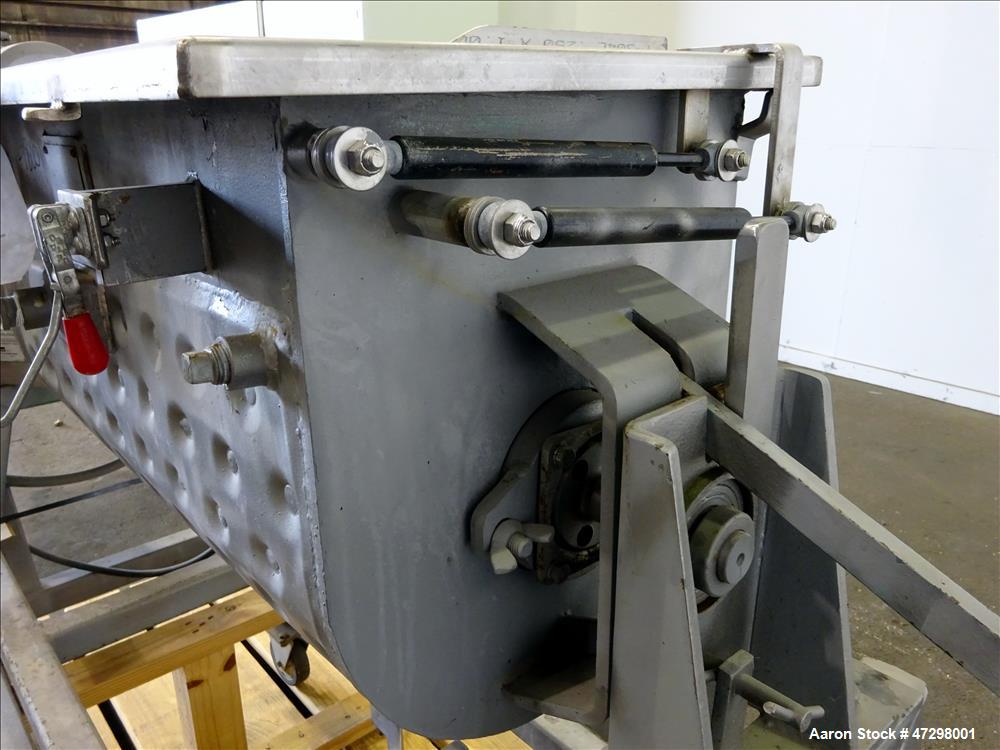 Used Strong Scott Double Spiral Ribbon Blender, Model IMJS, 2 Cubic Feet Workin