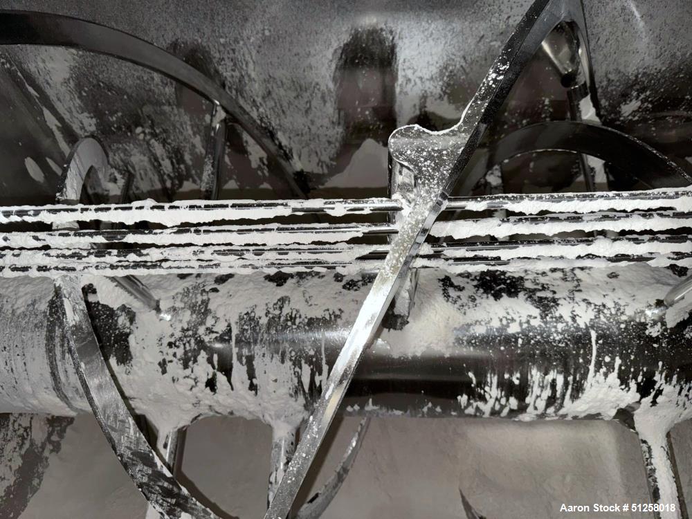 Used Strong Scott Stainless Steel Double Spiral Ribbon Blender, Model IMXS, 193 Cu Ft, 50 HP XP