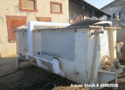 Used- Stainless Steel Strong Scott Ribbon Blender, 110 Cubic Feet